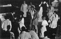 7 Erwartungstäuschung: die Living-Leichen zwingen zur Bestimmung des Geschehens in der Mechanik der Kulturkritik, um dann diese Bestimmung zu vernichten durch Gelächter.