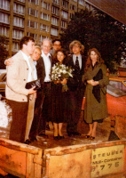 Hochzeit Bazon Brock & Karla Fohrbeck am 19. September 1979 in Hamburg mit den Trauzeugen Augstein, Brücher und Schwegler