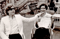 Bazon Brock und Lucius Burckhardt, 1982