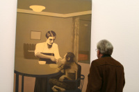 Anthropologin Ingrid Bloemertz mit Bazon Brock im Selbstexperiment