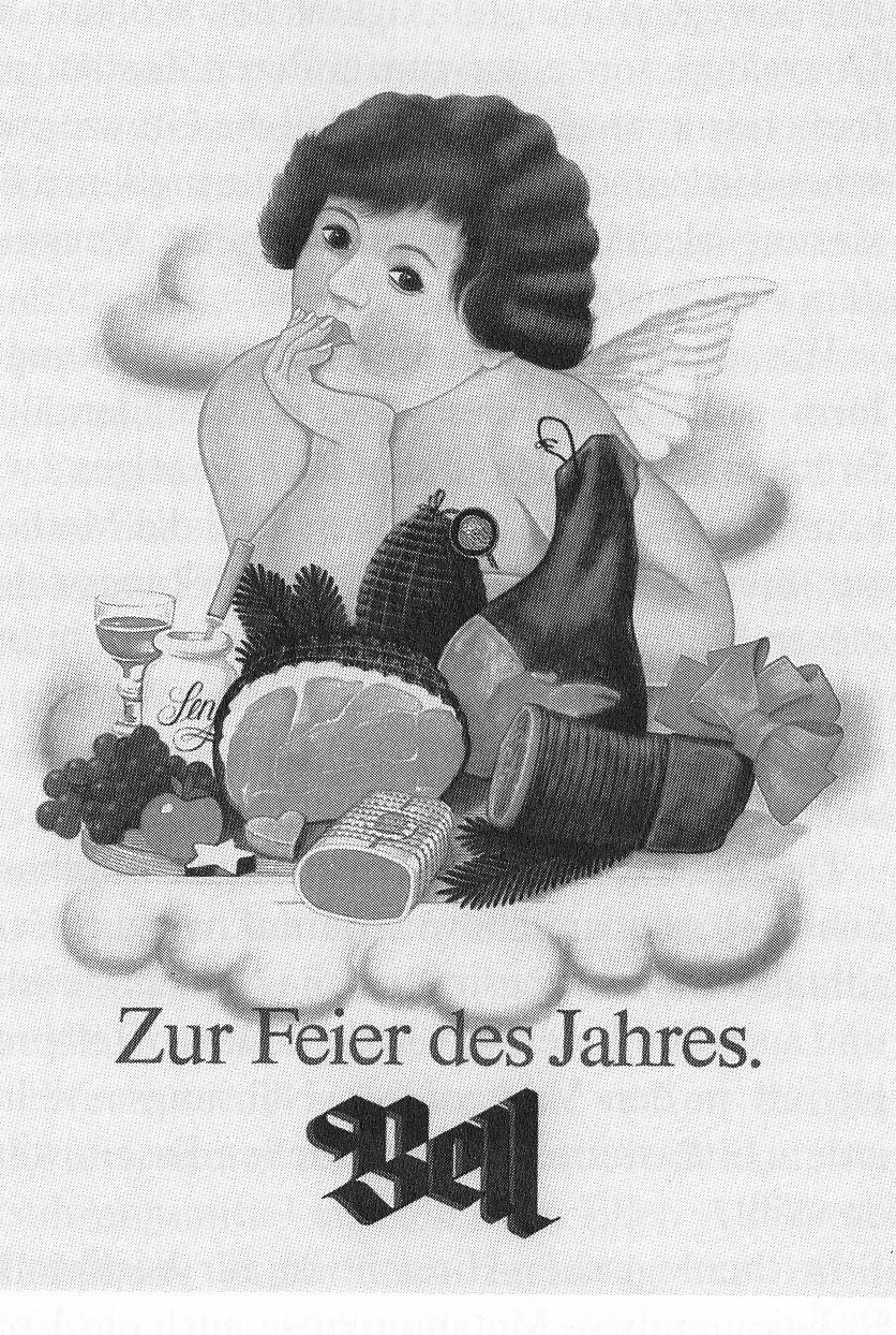 Anzeige des Nahrungsmittelkonzerns Bell, 1980/81, Bild: Rechte Seite.