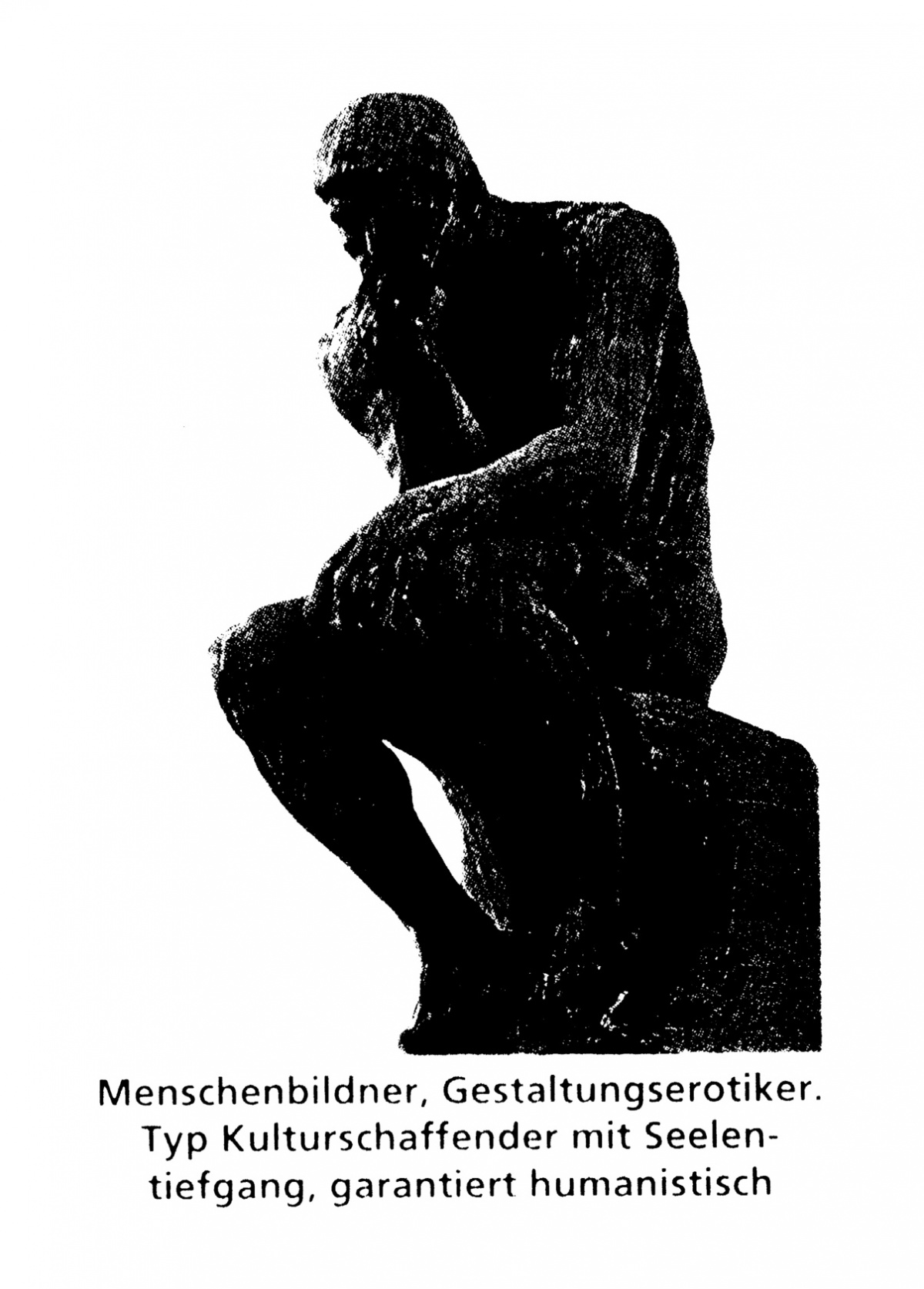 "Biographiedesign, Ulrich Löchter, Bitte zur Anprobe", Bild: Menschenbildner.