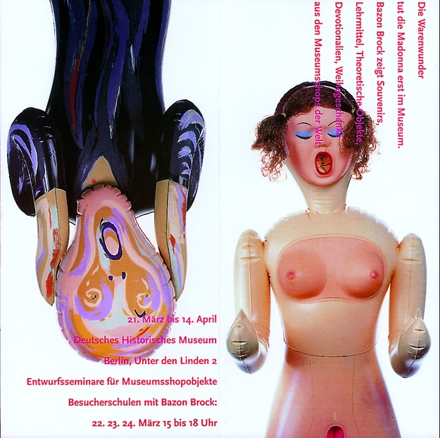 Aids der Wünsche - Die Verpackung als Verhütung, Bild: Ausstellung "Wa(h)re Kunst", Deutsches Historisches Museum, Berlin (21.03.-14.04.1996).