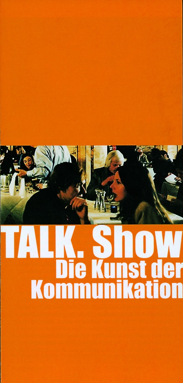 "Talk. Show. Die Kunst der Kommunikation", Bild: Ausstellung im von der Heydt-Museum Wuppertal (28. März bis 24. Mai 1999).