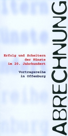 Veranstaltungsprogramm Offenburg, Bild: 1997.