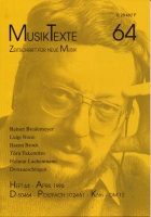MusikTexte, Bild: Nr. 64/April 1996.