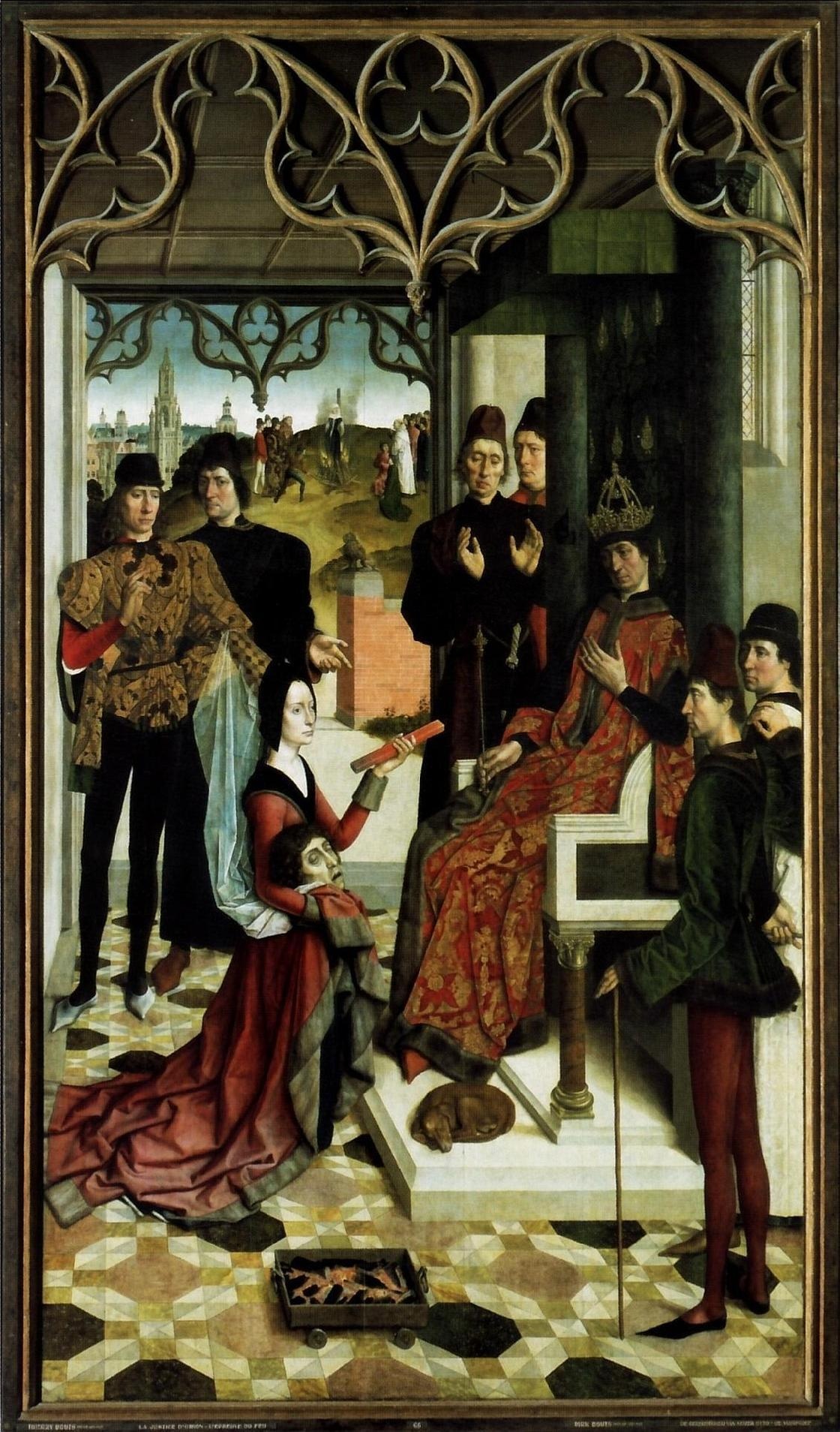 Dirk Bouts, Das Gottesurteil, Brüssel 1468