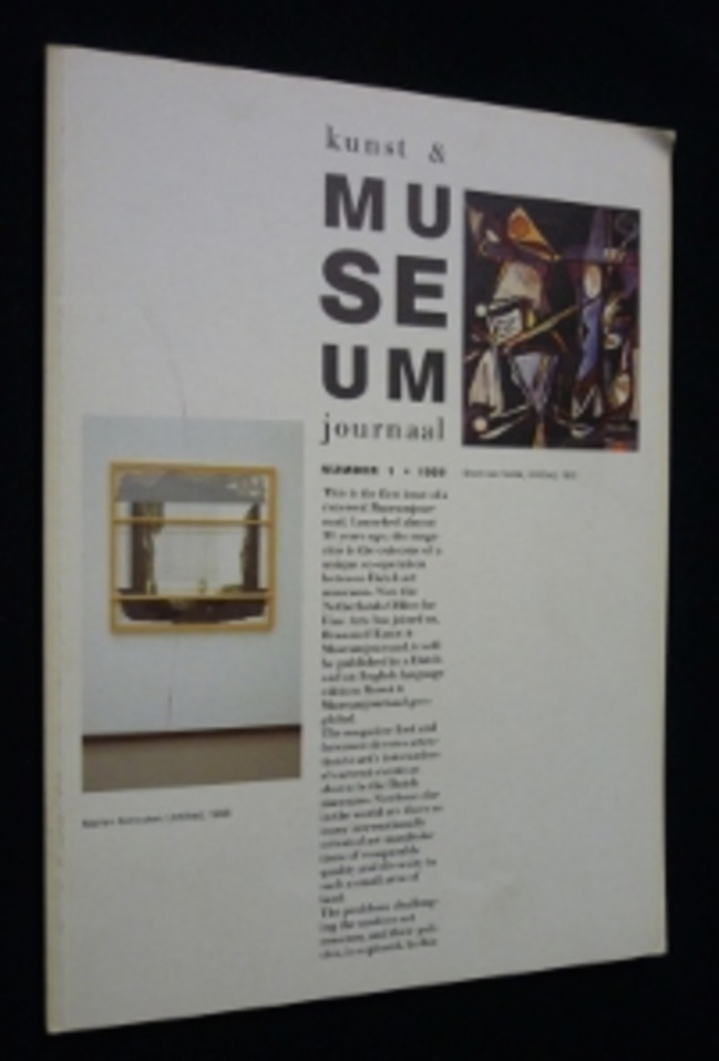kunst & museum journaal, Bild: Nr. 1/1989.