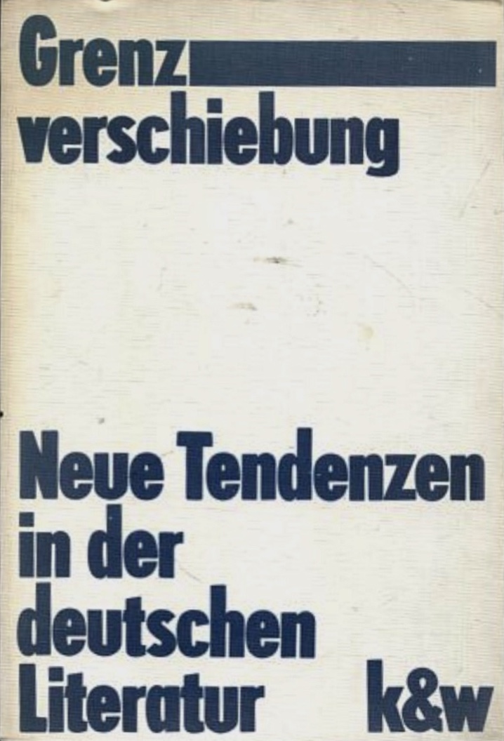 Grenzverschiebung, Bild: Kiepenheuer & Witsch, 1970..