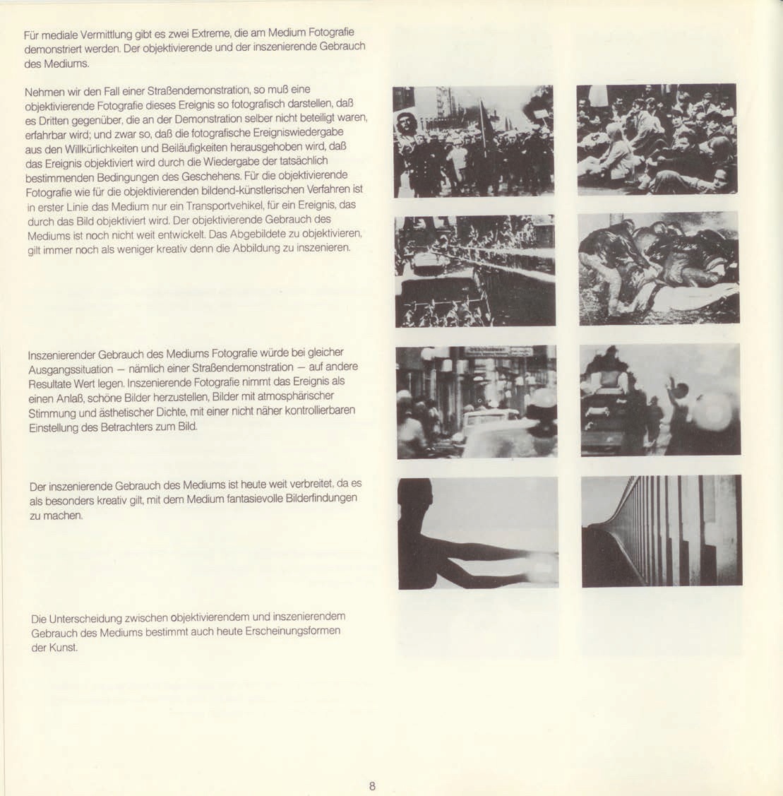 Wirklichkeit in Bildwelten heute, Bild: Hamburg 1973, S. 8.