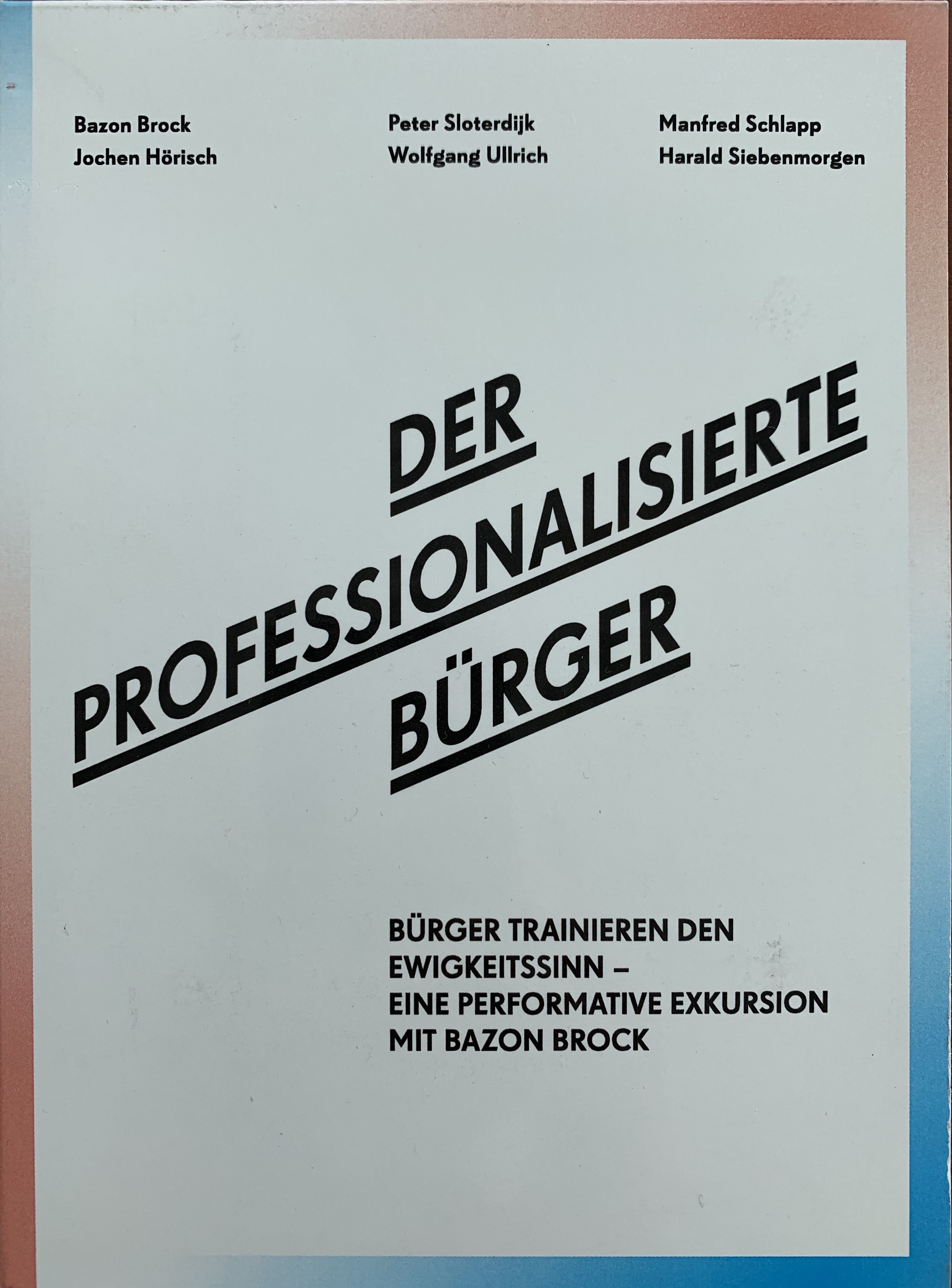 Der professionalisierte Bürger. 2 DVDs, Karlsruhe 2011