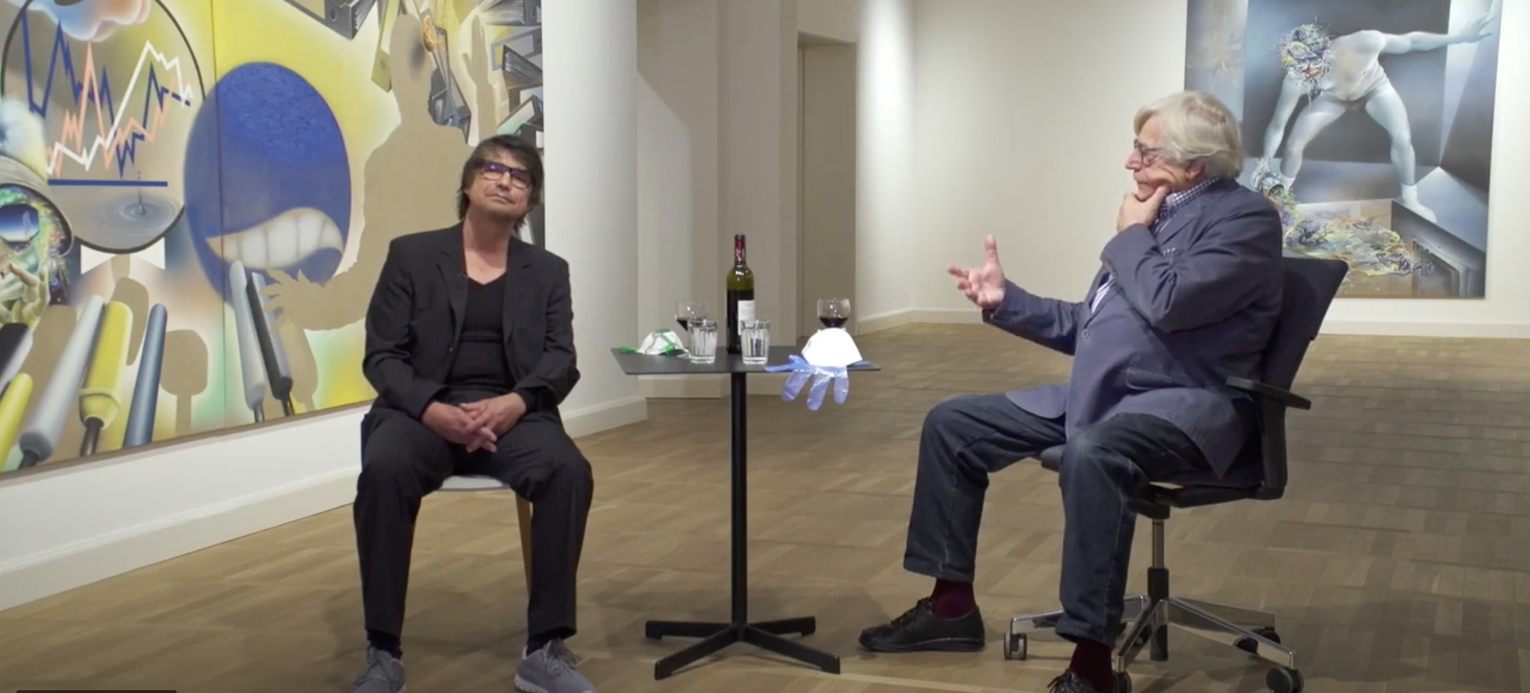 Gespräch zwischen Bernhard Martin und Bazon Brock